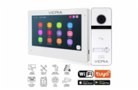SET Videotelefon VERIA 3001-W (Wi-Fi) bílý + vstupní stanice VERIA 301 