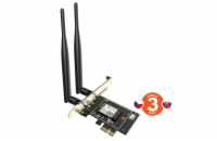 Tenda E33 - Wireless AX5400 PCI Express Adapter, WiFi 6E, 802.11ax/ac/a/b/g/n, 5378Mbps, Bluetooth 5.2, WPA3