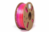 Gembird PLA, 1,75mm, 1kg, silk rainbow, červená/fialová, 3DP-PLA-SK-01-RP Gembird tisková struna (filament), PLA, 1,75mm, 1kg, silk rainbow, červená/fialová