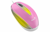 Genius DX-Mini 31010025407 GENIUS DX-Mini Sakura Pink/ drátová/ 1000 dpi/ USB/ růžová/ RGB LED