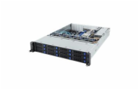 Gigabyte server R271-Z00 SP3 (7003), 8x DDR4 DIMM, 12x 3,5+2x 2,5, M.2, 2x 1GbE i350+OCP, IPMI, 2x 550W plat