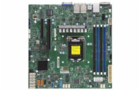 SUPERMICRO MB 1xLGA1151 (Xeon E3-21xx,i3), C246, 4xDDR4, 8xSATA3, 2x M.2, 2xPCIe3.0 x8, VGA, 4x LAN, IPMI