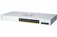 Cisco CBS220-24FP-4G Cisco switch CBS220-24FP-4G, 24xGbE RJ45, 4xSFP, PoE+, 382W - REFRESH