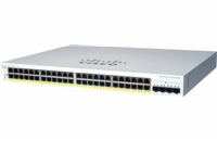 Cisco switch CBS220-48P-4X-EU (48xGbE,4xSFP+,48xPoE+,382W) - REFRESH