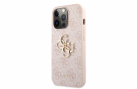 Guess PU 4G Metal Logo Zadní Kryt pro iPhone 13 Pro Pink Guess PU 4G Metal Logo prémiový kryt, který nejen že váš telefon perfektně ochrání, ale také svým povedeným designem a použitými prvotřídními 
