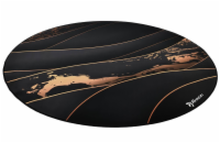 AROZZI Zona Floorpad Black Gold/ ochranná podložka na podlahu/ kulatá 121 cm průměr/ černozlatý design