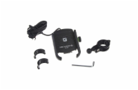 Držák telefonu na kolo/motocykl STU r13usb černý s USB nabíječkou