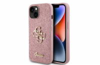 Guess PU Fixed Glitter 4G Metal Logo Zadní Kryt pro iPhone 13 Pink Zvolte Guess PU Fixed Glitter 4G Metal Logo kryt a přidejte svému telefonu elegantní ochranu s třpytky.
