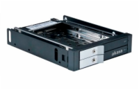 Akasa AK-IEN-03 AKASA HDD box Lokstor M21, 2x 2.5" SATA HDD/SSD do 3.5" interní pozice, černá