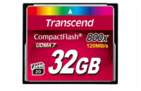 Transcend CompactFlash 32 GB Premium TS32GCF800 TRANSCEND Premium CompactFlash 32GB Card R120MB/s VGP 20 MLC
