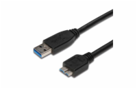 PREMIUMCORD Kabel USB 3.0 A - Micro B 1m, propojovací (M/M)