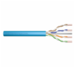 DIGITUS Instalační kabel CAT 6A U-UTP, 500 MHz Eca (EN 50575), AWG 23/1, 500 m buben, simplex, barva modrá