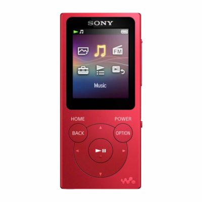 Sony NWZ-E394 8GB MP4 červená
