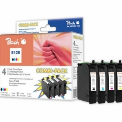 PEACH kompatibilní cartridge Epson T1285 MultiPack, Black...