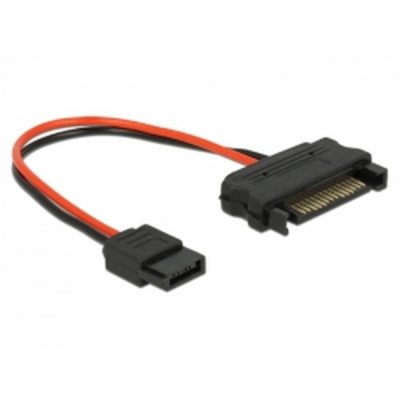 Delock Napájecí kabel SATA 15 pin samec > napájecí Slim S...