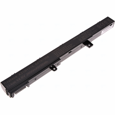 Baterie T6 Power pro Asus X451, X551, F551, P551, R411, R...