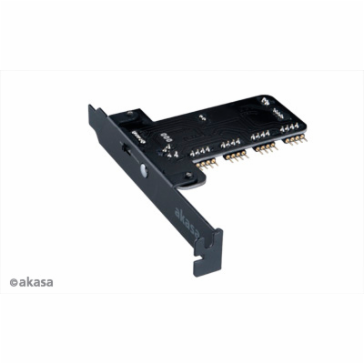 AKASA ovládací panel pro LED pásky VEGAS, RGB 12V