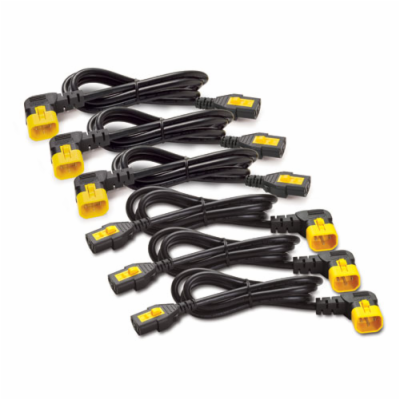 APC Power Cord Kit (6 ea),Locking,C13toC14 (90Dg),0.6m AP...