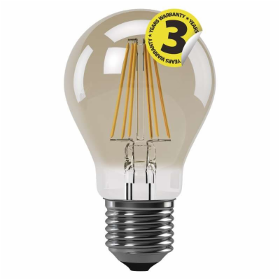 LED žárovka Vintage A60 4,3W E27 teplá bílá+