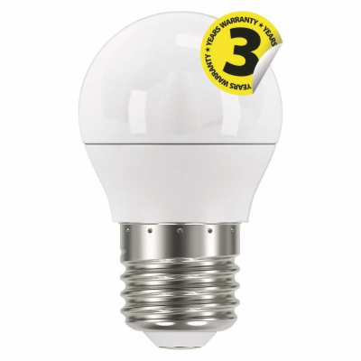 Emos LED žárovka MINI GLOBE, 6W/40W E27, WW teplá bílá, 4...