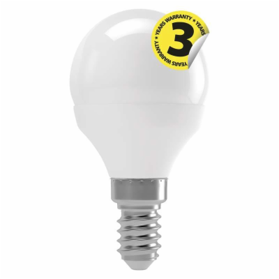 Emos LED žárovka MINI GLOBE, 4W/30W E14, WW teplá bílá, 3...