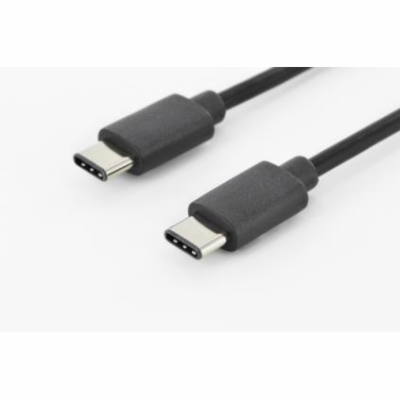 Digitus Připojovací kabel USB typu C na C, 1,0 m, 3A, 480...