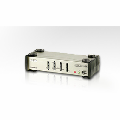 Aten CS-84U-AT 4-Port PS/2-USB KVM Switch, 4x Custom KVM ...