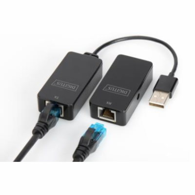 DIGITUS USB Extender, USB 2.0, pro použití s Cat5 / 5e / ...