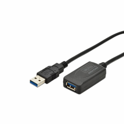 Digitus USB 3.0 aktivní prodlužovací kabel délka: 5m, chi...