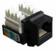 DATACOM Keystone RJ45 UTP CAT5E (110) KLASIK černý