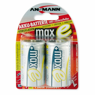 Ansmann akumulátor D NiMH 8500 mAh (2 ks) maxE