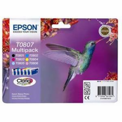 CLARIA  6 Ink Multipack R265/360, RX560 (T0807)