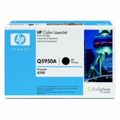 HP 643A Black LJ Toner Cart, Q5950A (11,000 pages)