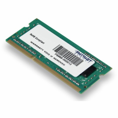 PATRIOT Signature 4GB DDR3 1600MHz/ SO-DIMM / CL11 / PC3-...