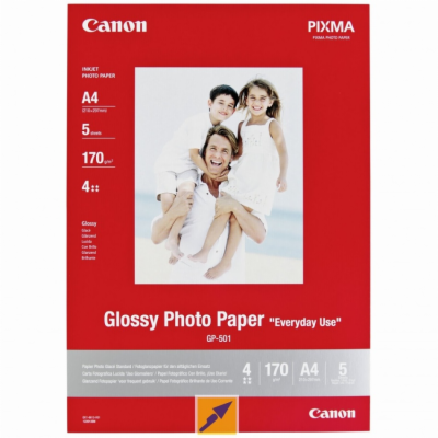 Canon PAPÍR GP-501 A4 5 SH (Glossy Photo paper A4 ,5 Sheets)