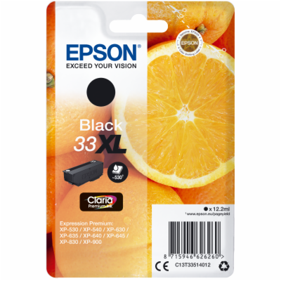 Epson C13T33424012 - originální, ink čer Singlepack "Pome...