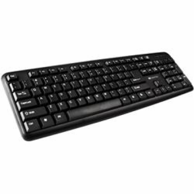CANYON klasická USB klávesnice, omývatelná, černá, maďars...