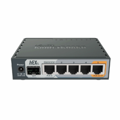 MikroTik RouterBOARD RB760iGS, hEX S, 5xGLAN, SFP, USB, L...