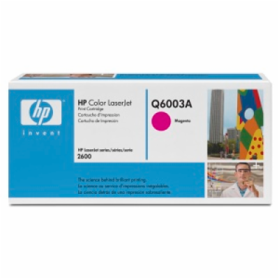 HP 124A Magenta LJ Toner Cart, Q6003A (2,000 pages)