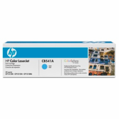 HP 125A Cyan LJ Toner Cart, CB541A (1,400 pages)