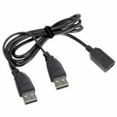 GEMBIRD Kabel USB 2.0 A-A prodlužovací 1m DUÁLNÍ (extra n...