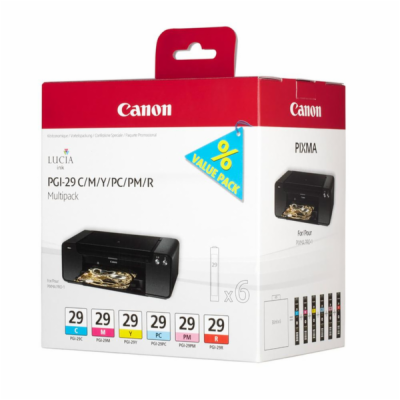 Canon multipack inkoustových náplní PGI-29 CMY/ PC/ PM/ R