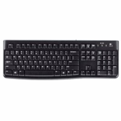 LOGITECH K120 Corded Keyboard black USB - EER (US)