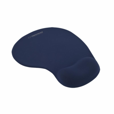 Esperanza ergonomická gelová podložka pod myš, modrá