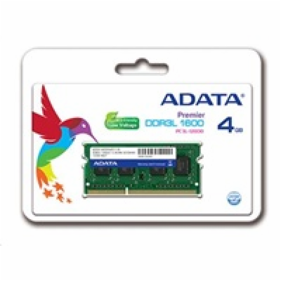 ADATA Premier 4GB DDR3L 1600MT/s / SO-DIMM / CL11 / 1,35V
