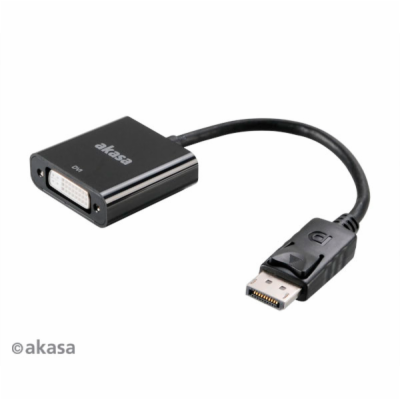 AKASA kabel redukce DisplayPort na DVI, 20cm