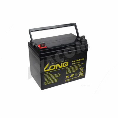 AVACOM Long Baterie 12V 34Ah olověný akumulátor DeepCycle...