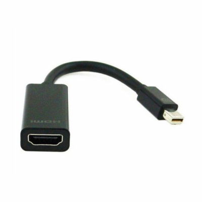 GEMBIRD Kabel red. miniDisplayport na HDMI, M/F, černá
