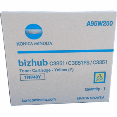 Konica Minolta toner A95W250, yellow, 12000str., TNP-49Y,...