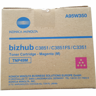 Konica Minolta toner A95W350, magenta, 12000str., TNP-49M...